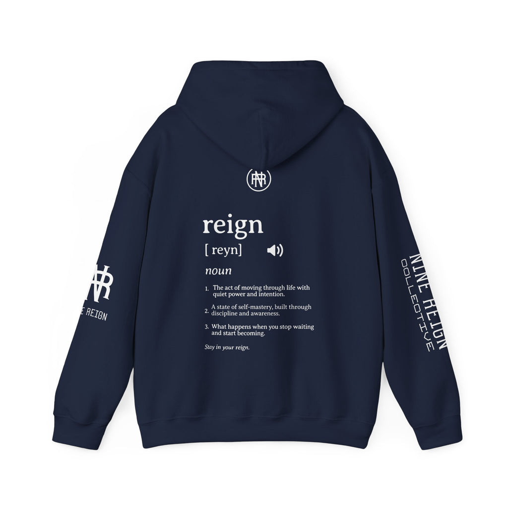 MReign Hoodie — Bold 'Reign' Graphic Hooded Sweatshirt