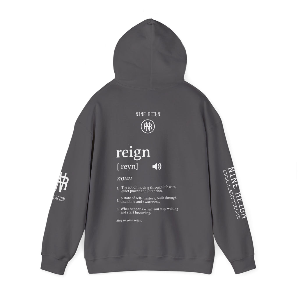 MReign Hoodie — Bold 'Reign' Graphic Hooded Sweatshirt