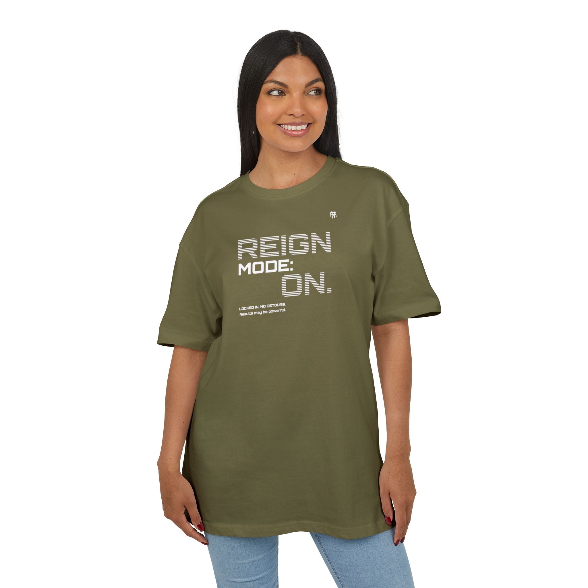 Reign Mode On Tee — Graphic Oversized Streetwear Shirt