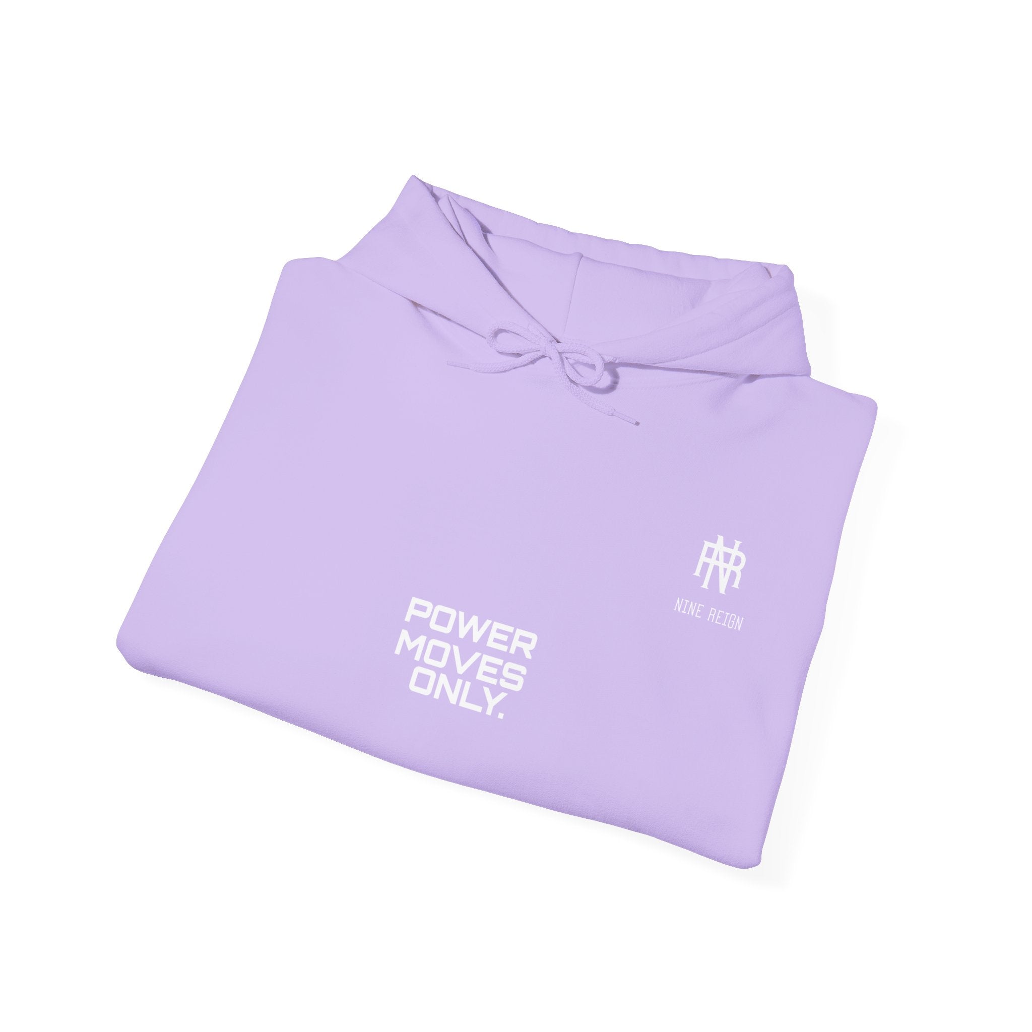 Power Moves Only Hoodie — “Less Noise, More Power Moves” Motivational Sweatshirt