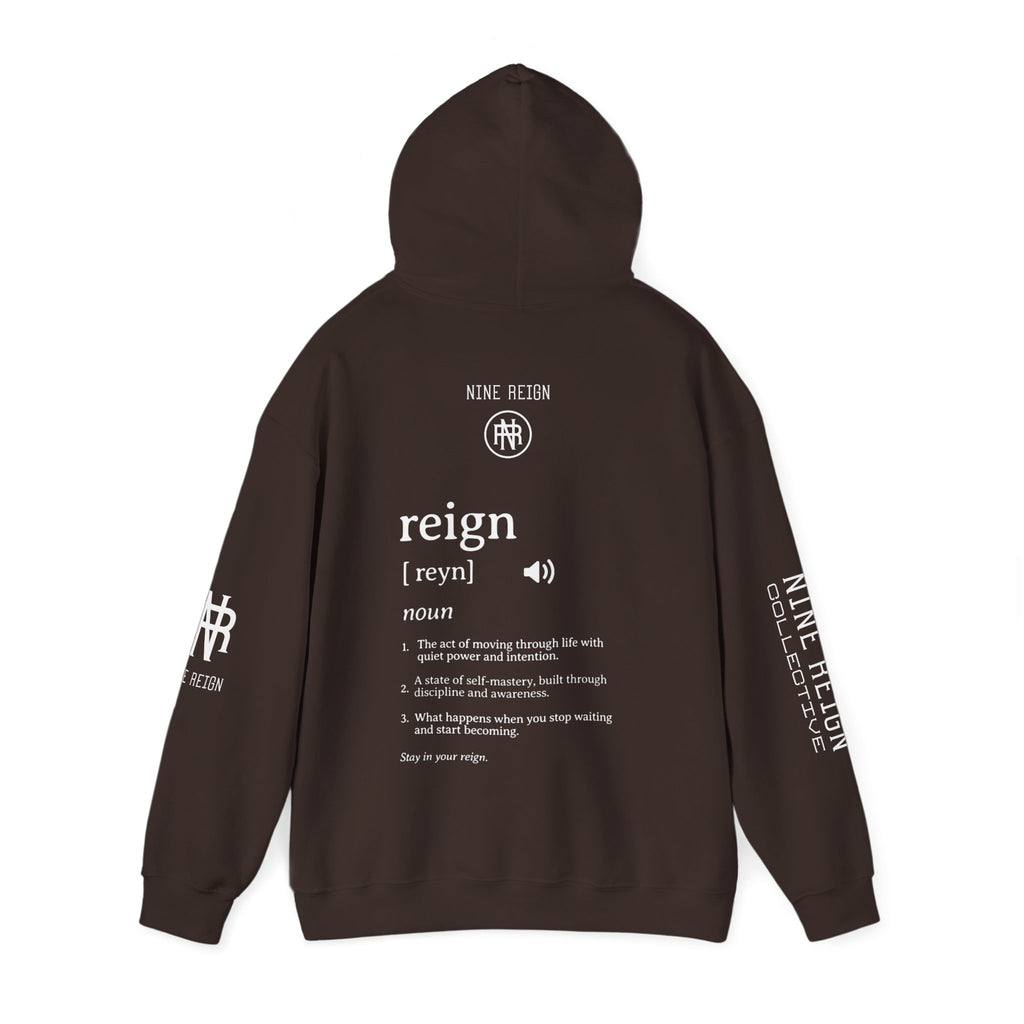 MReign Hoodie — Bold 'Reign' Graphic Hooded Sweatshirt