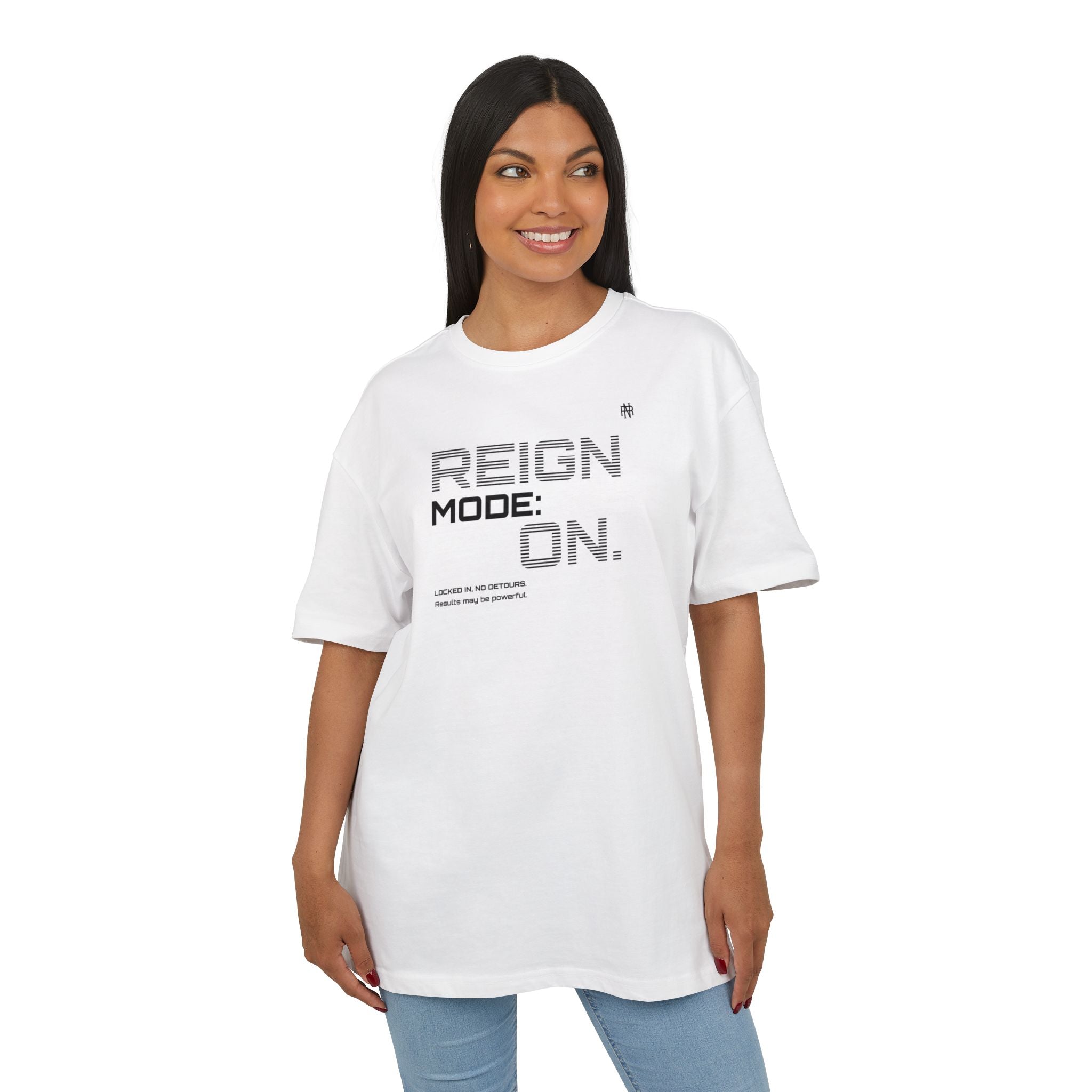 Reign Mode On Tee — Graphic Oversized Streetwear Shirt