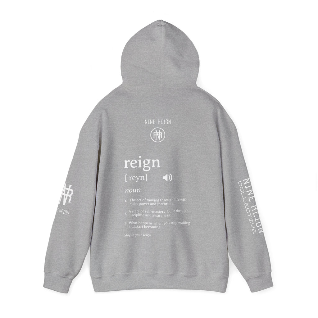 MReign Hoodie — Bold 'Reign' Graphic Hooded Sweatshirt