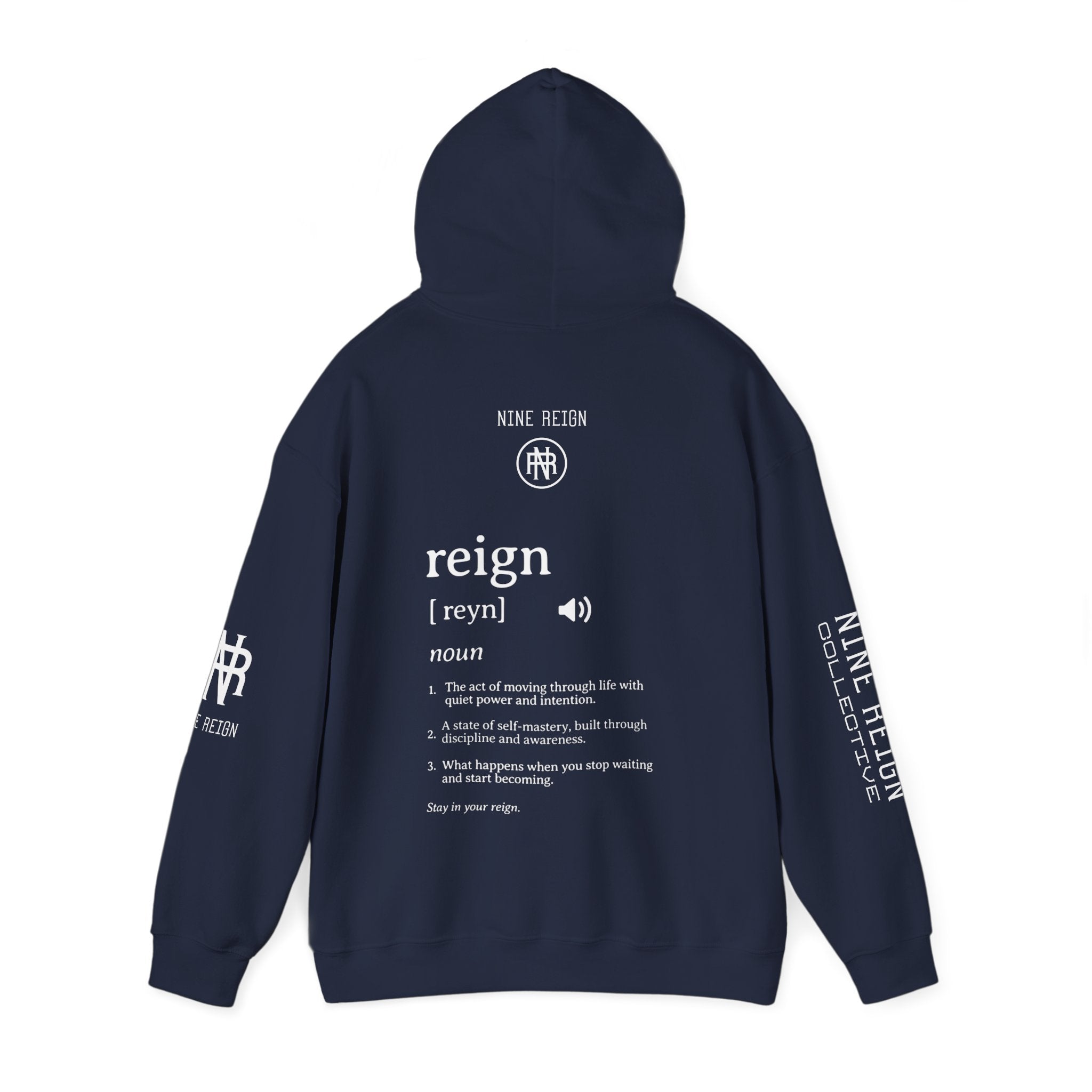 MReign Hoodie — Bold 'Reign' Graphic Hooded Sweatshirt