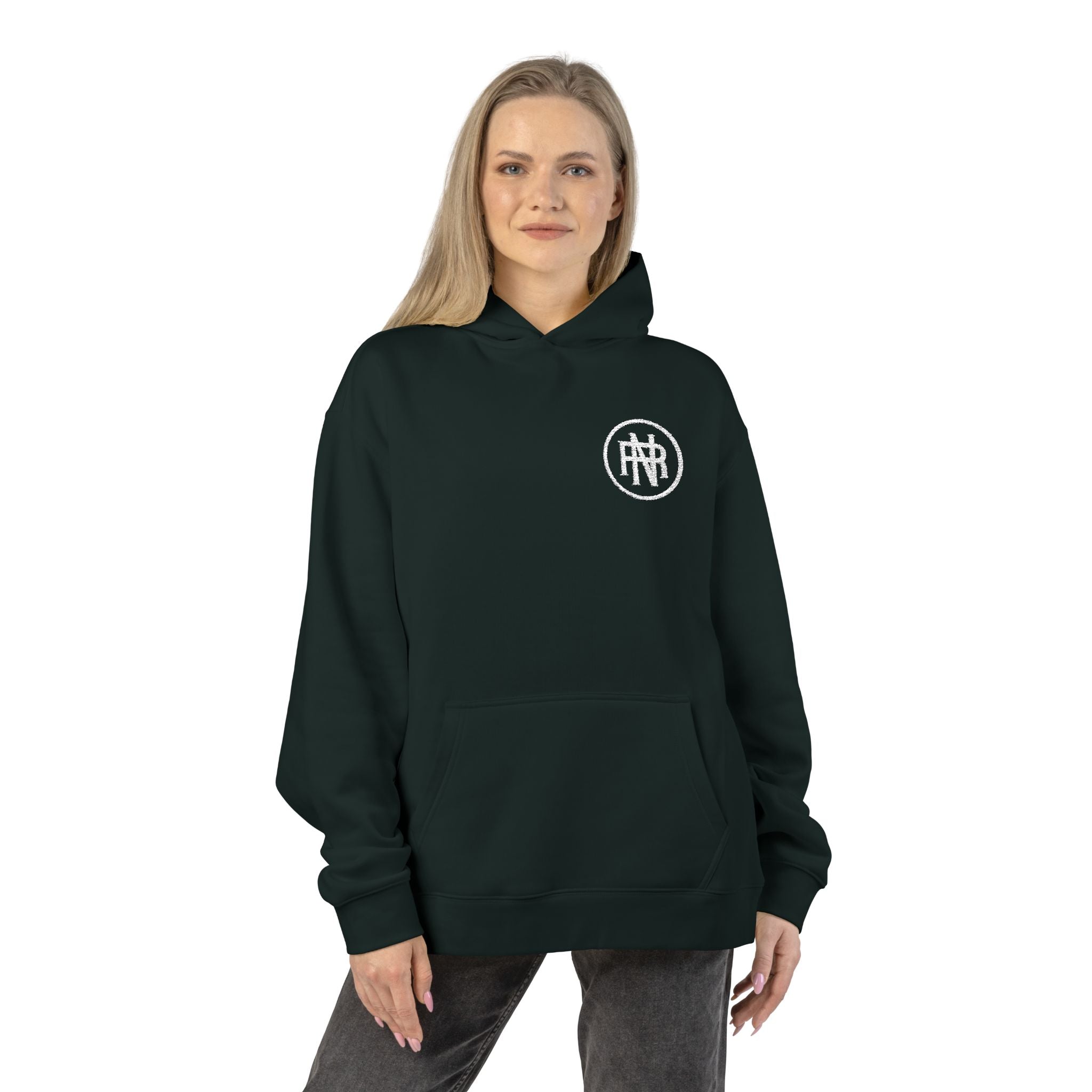 NINE REIGN Monogram Relaxed Hoodie
