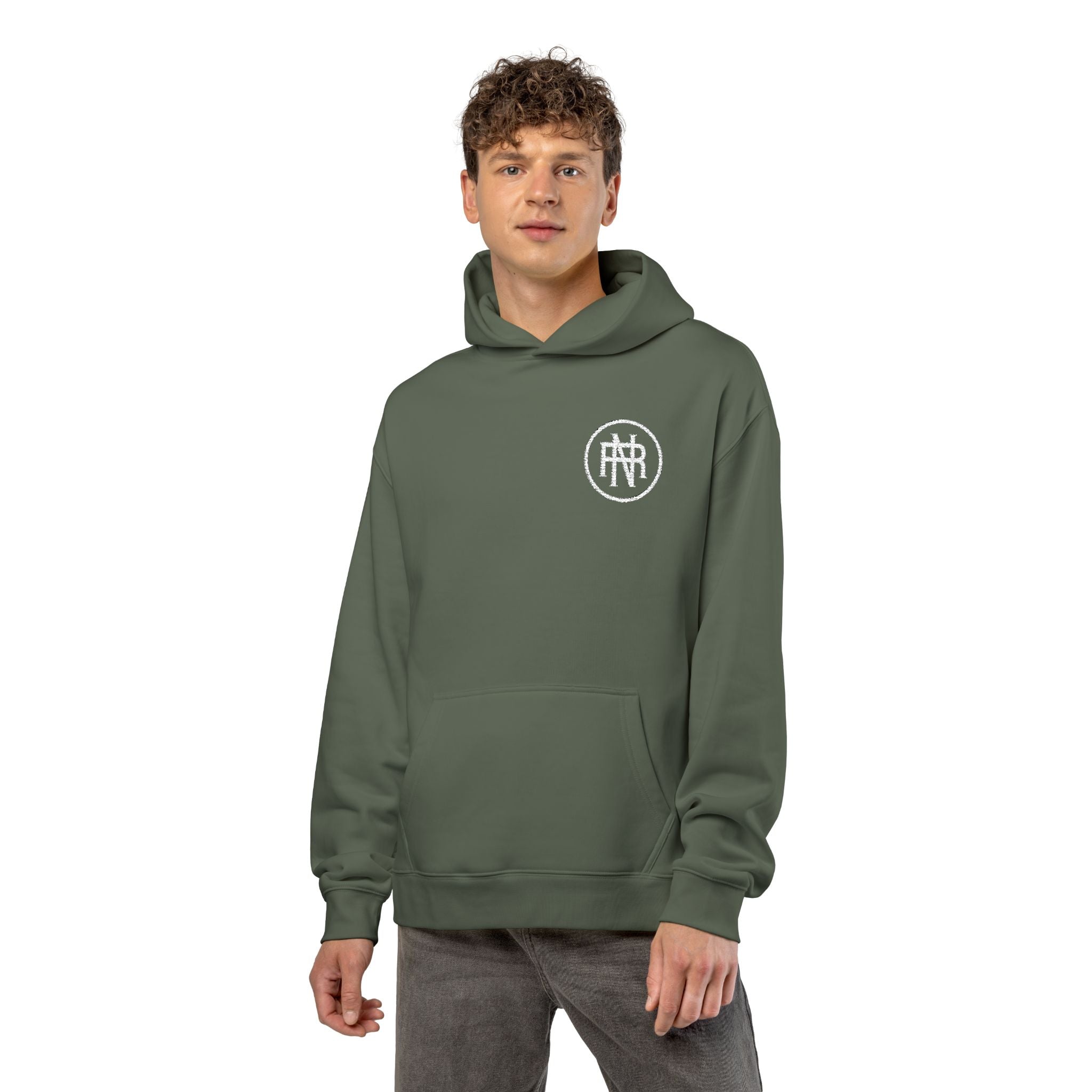 NINE REIGN Monogram Relaxed Hoodie