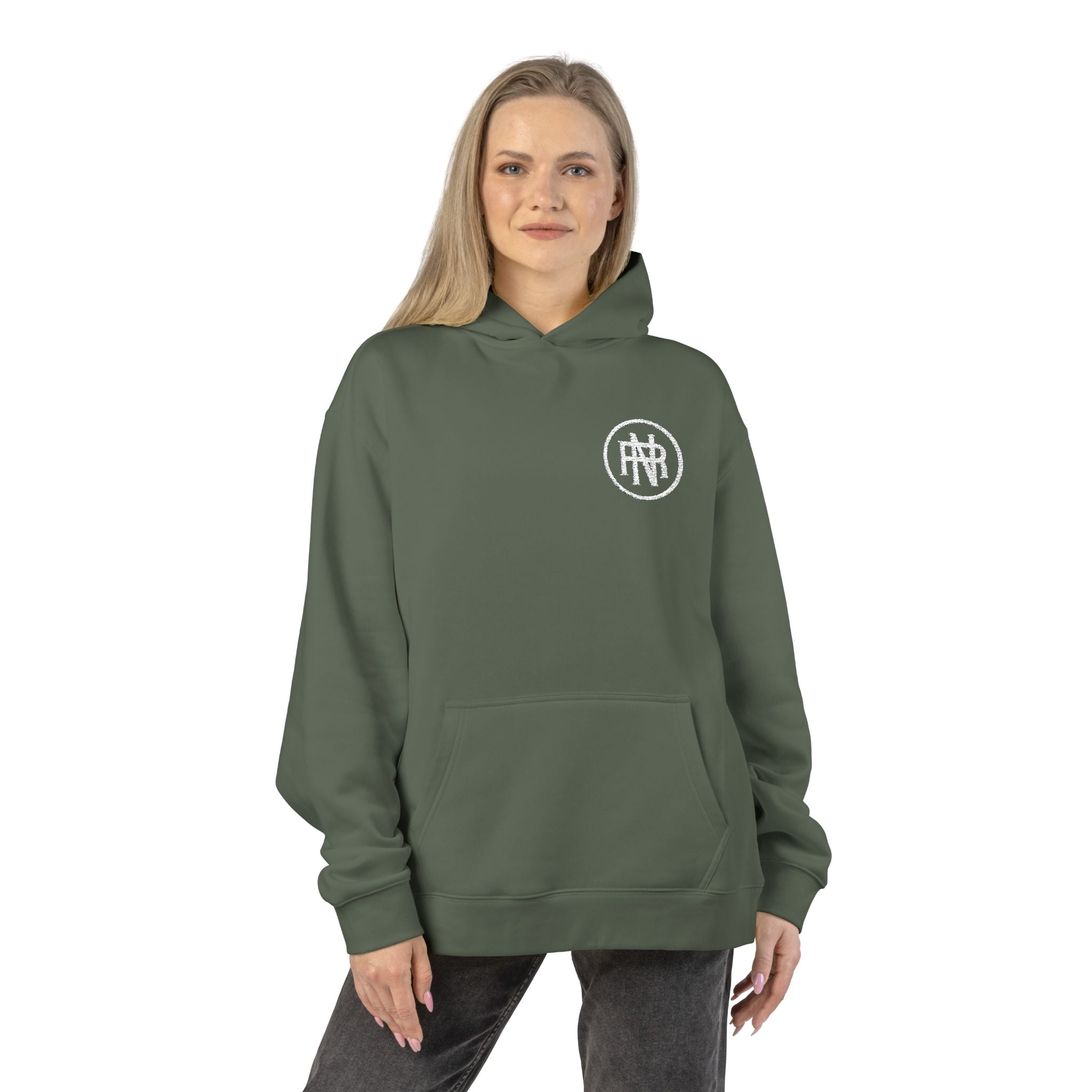 NINE REIGN Monogram Relaxed Hoodie