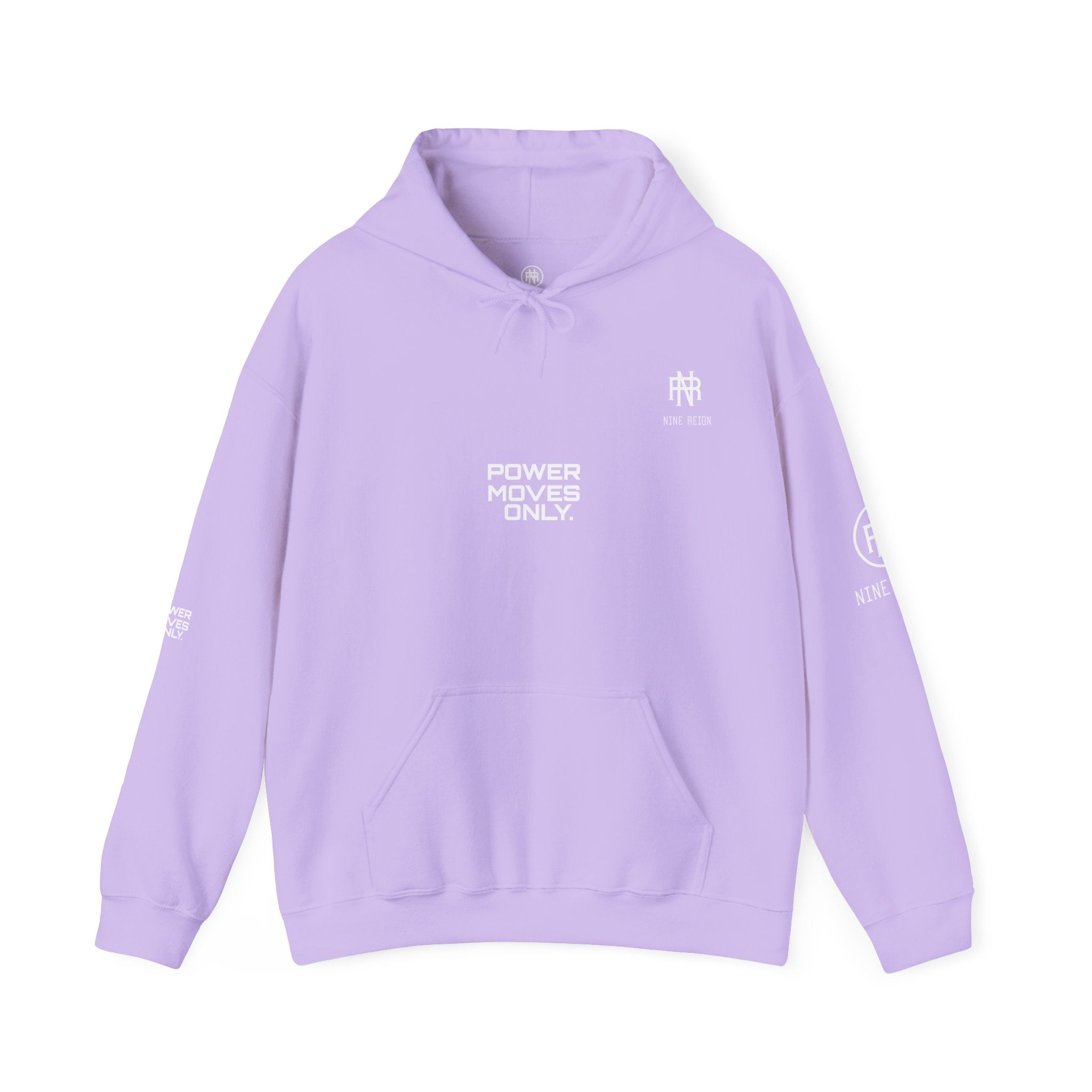 Power Moves Only Hoodie — “Less Noise, More Power Moves” Motivational Sweatshirt