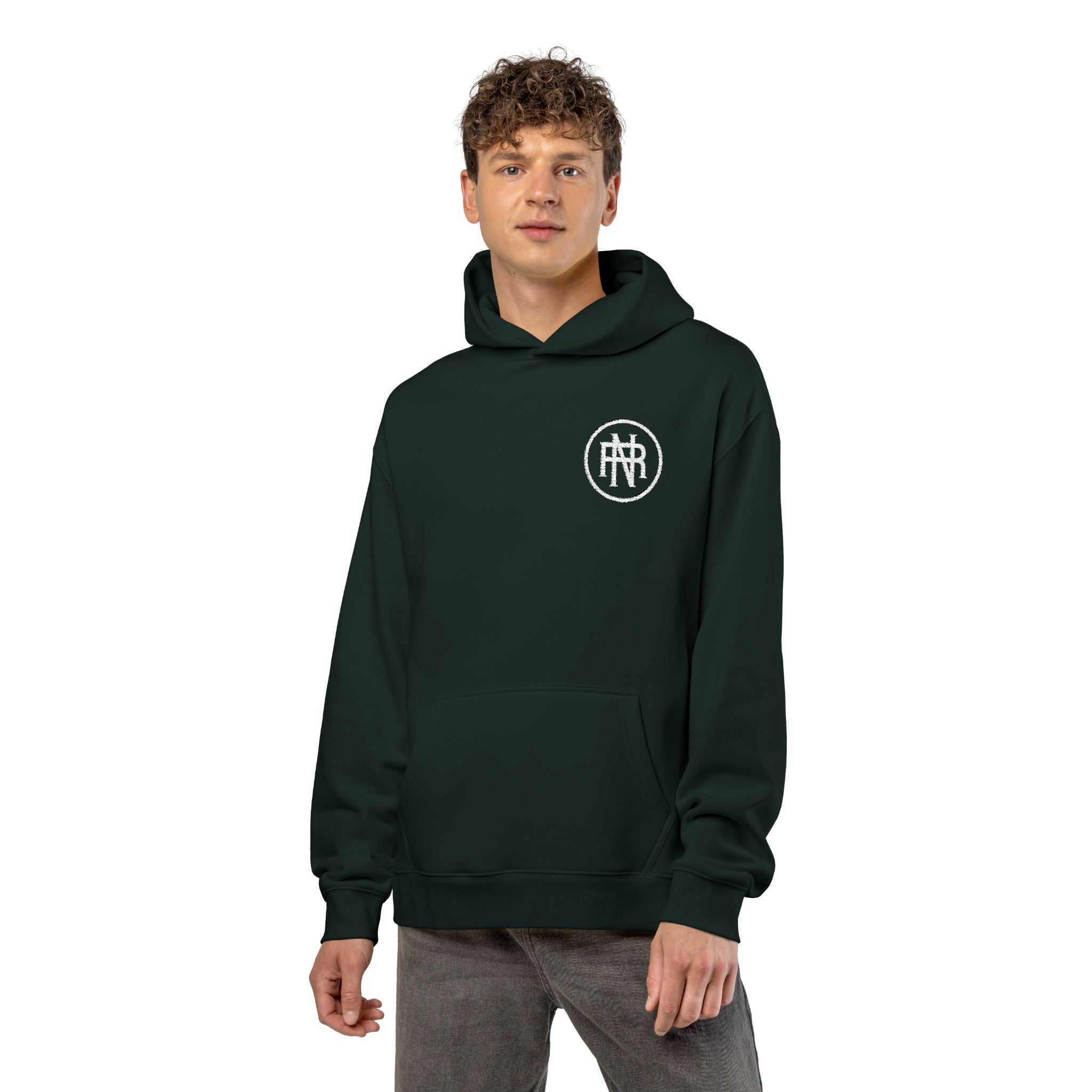 NINE REIGN Monogram Relaxed Hoodie