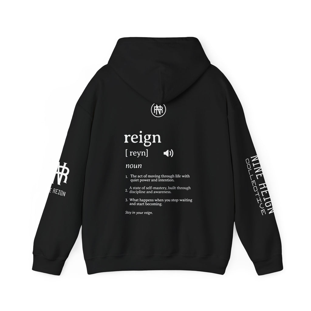 MReign Hoodie — Bold 'Reign' Graphic Hooded Sweatshirt