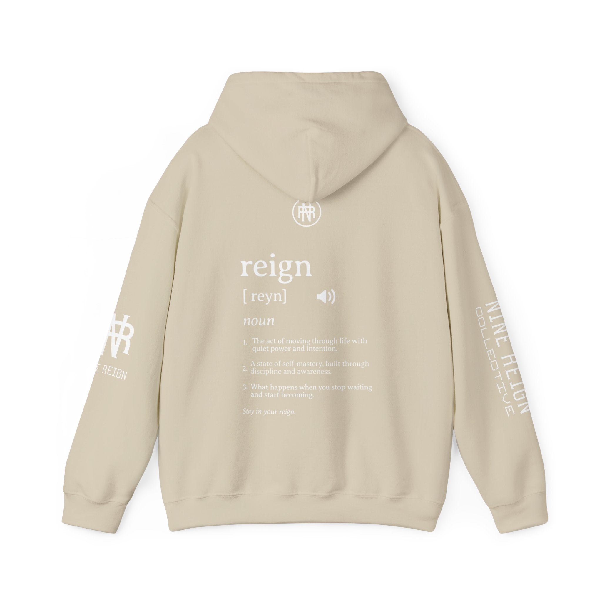 MReign Hoodie — Bold 'Reign' Graphic Hooded Sweatshirt