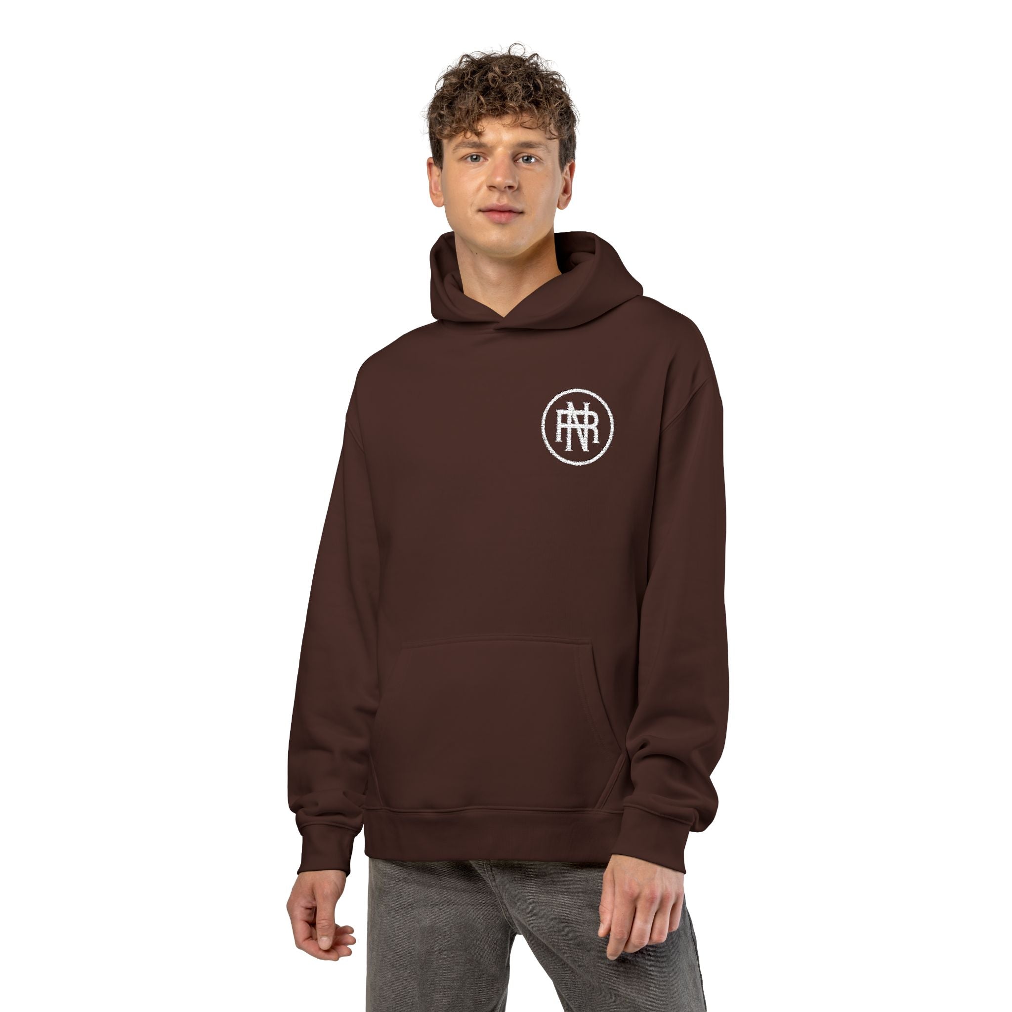 NINE REIGN Monogram Relaxed Hoodie