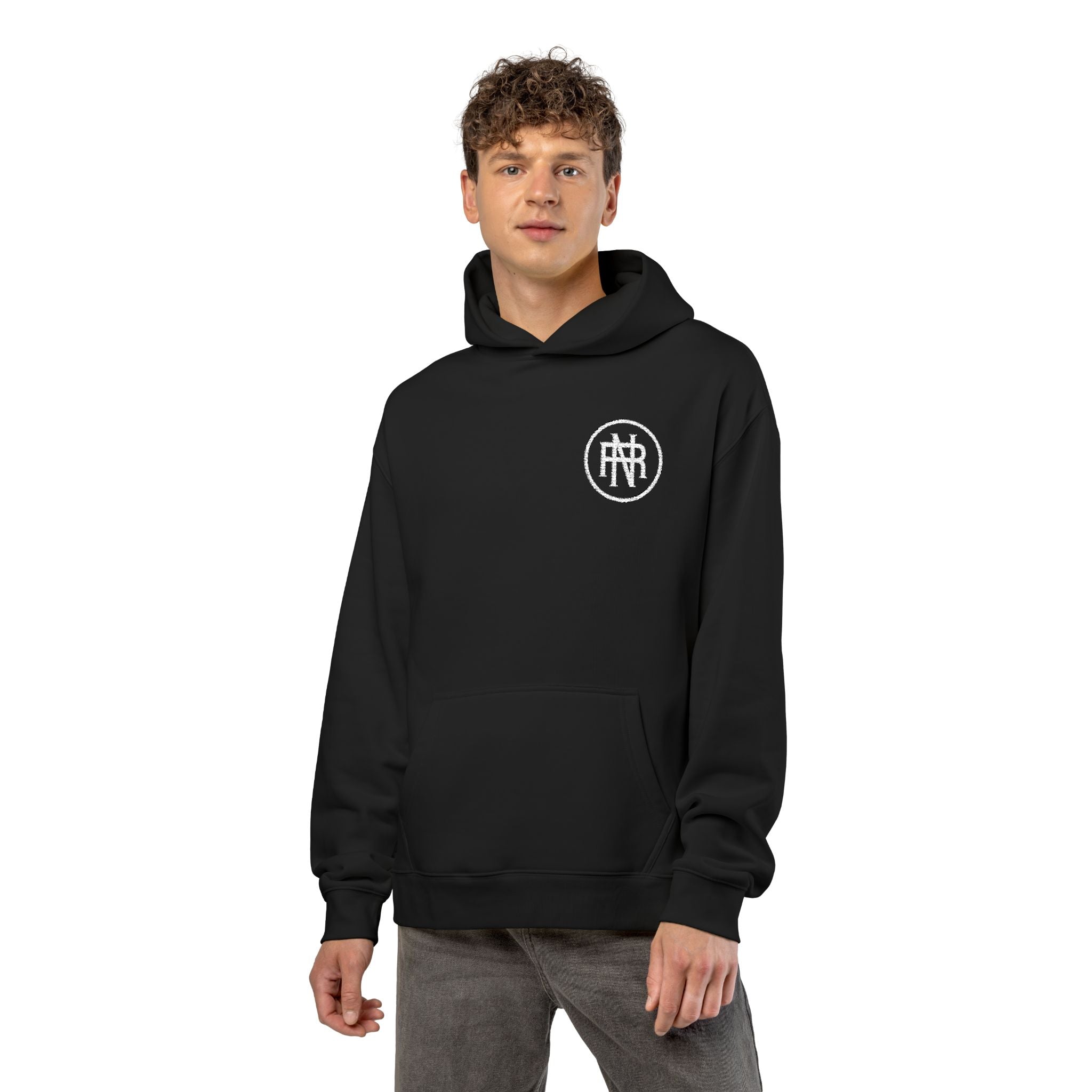 NINE REIGN Monogram Relaxed Hoodie