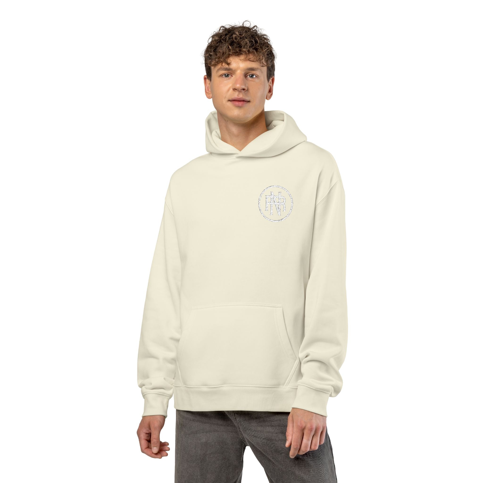 NINE REIGN Monogram Relaxed Hoodie