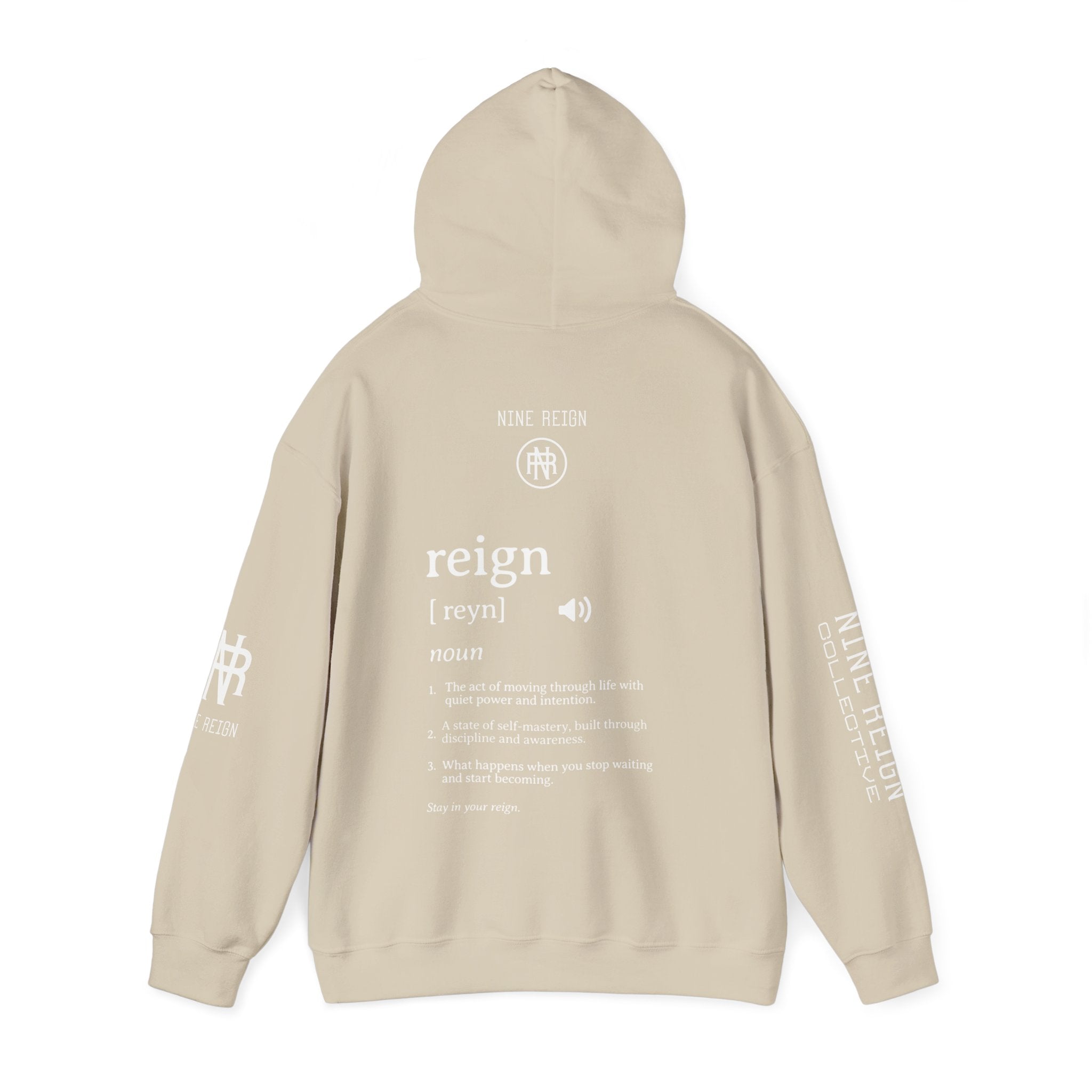 MReign Hoodie — Bold 'Reign' Graphic Hooded Sweatshirt